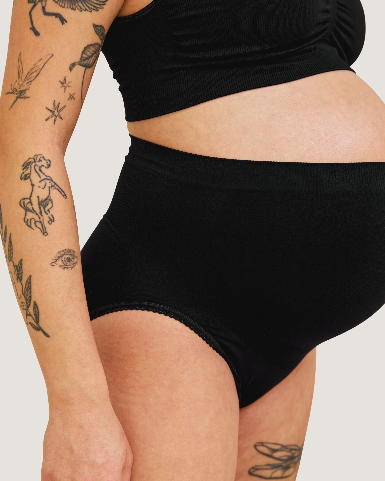 Carriwell Carriwell Zwangerschapsslip met Support  - Zwart