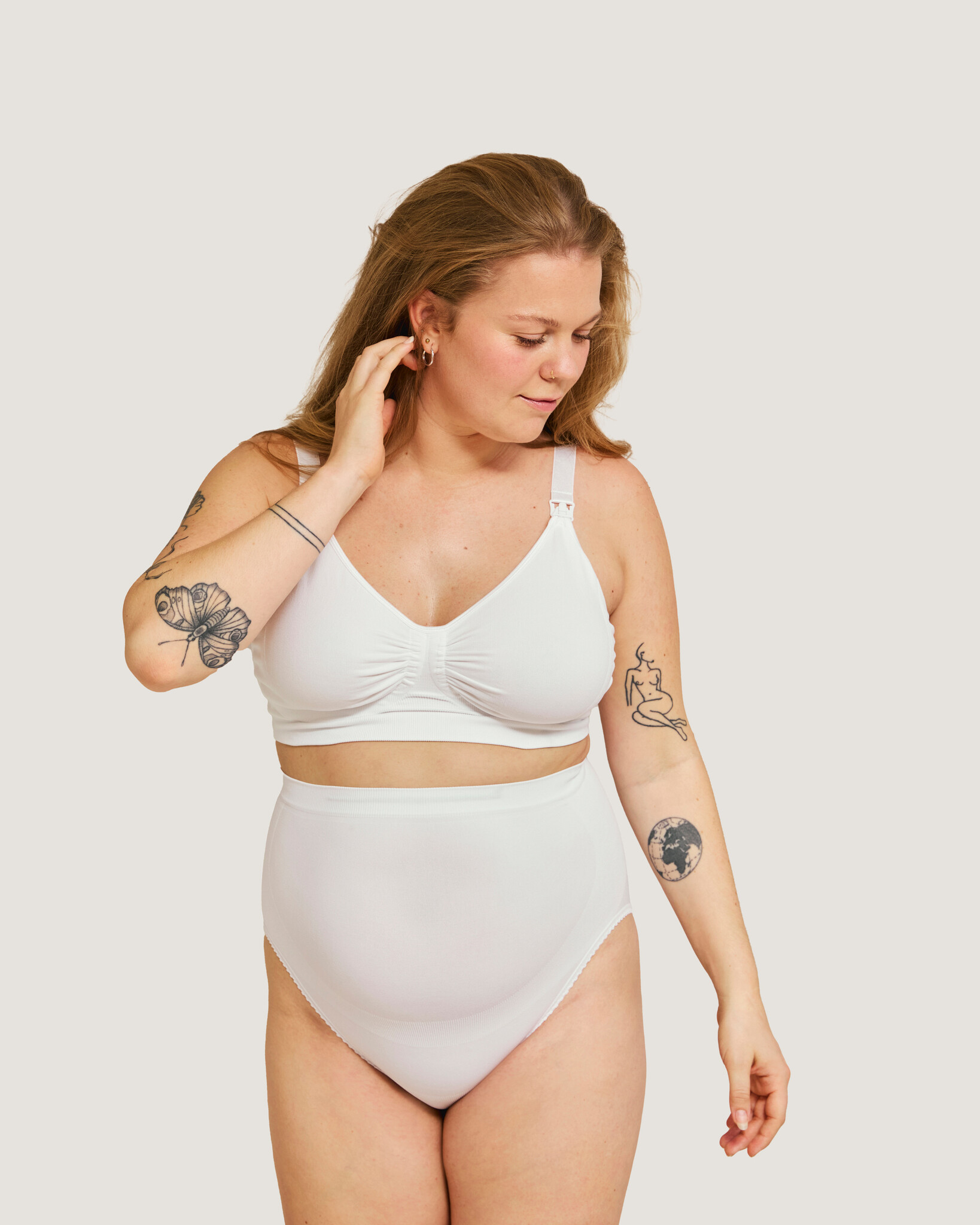 Carriwell Carriwell Zwangerschapsslip met Support Wit