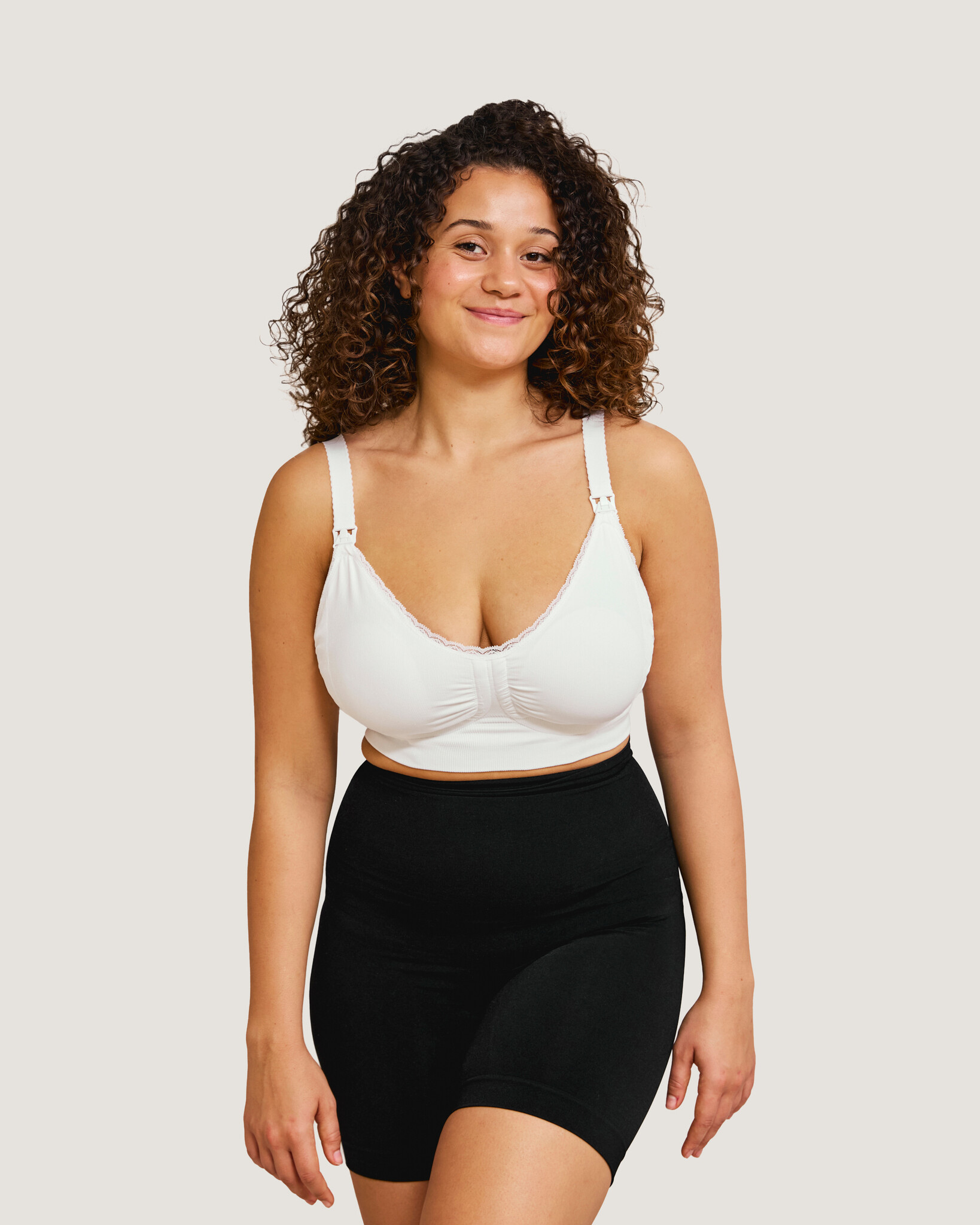 Carriwell Carriwell Voedingsbh Padded + Gelbeugel - Wit