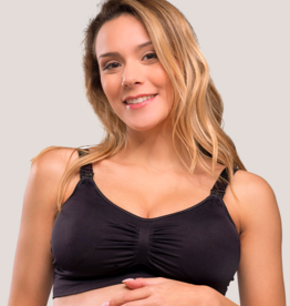 Carriwell Meegroei & Voedingsbh Padded - Zwart