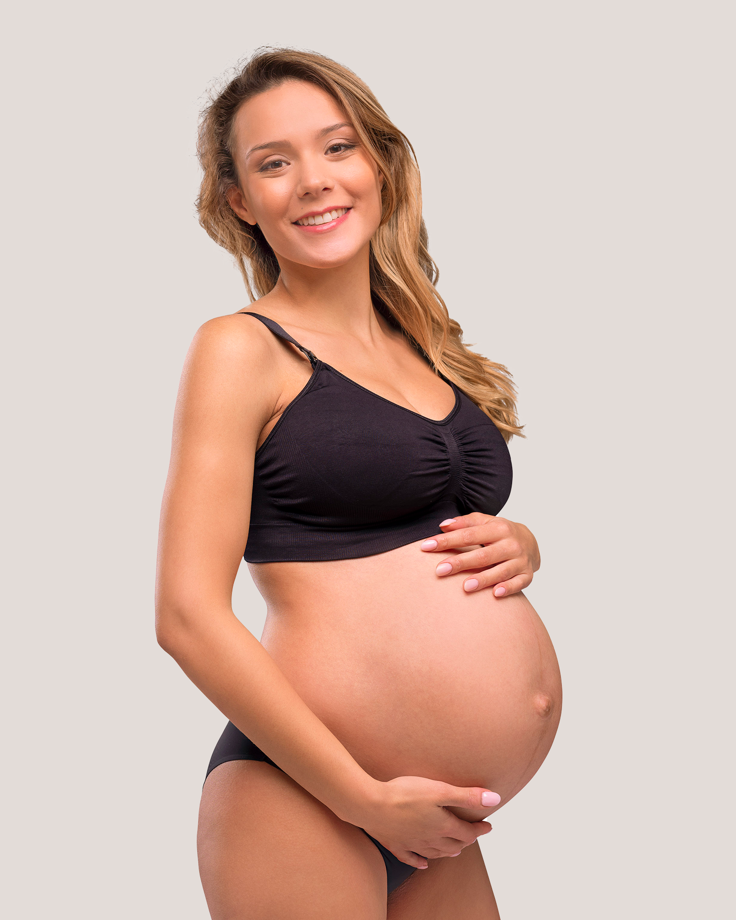 Carriwell Carriwell Meegroei & Voedingsbh Padded - Zwart