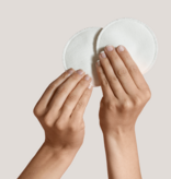 Carriwell Carriwell Wasbare Zoogcompressen - Katoen - Wit (6 st)