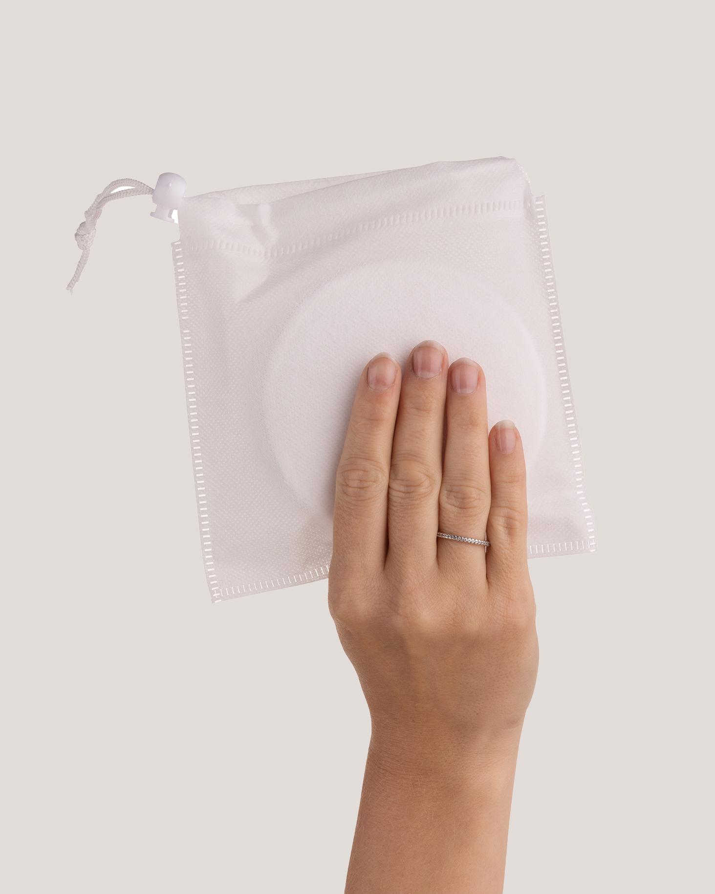 Carriwell Carriwell Wasbare Zoogcompressen - Katoen - Wit (6 st)