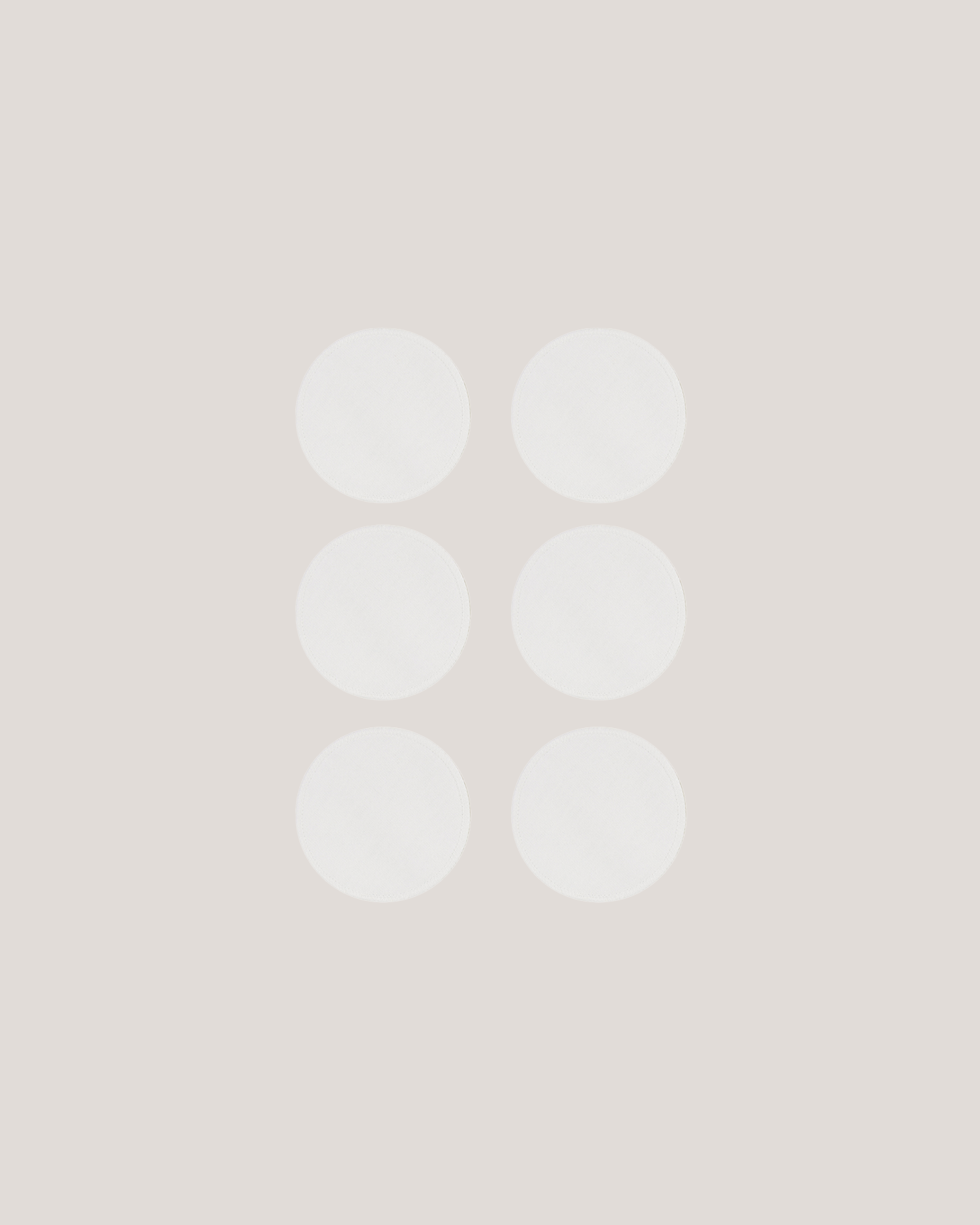 Carriwell Carriwell Wasbare Zoogcompressen - Katoen - Wit (6 st)