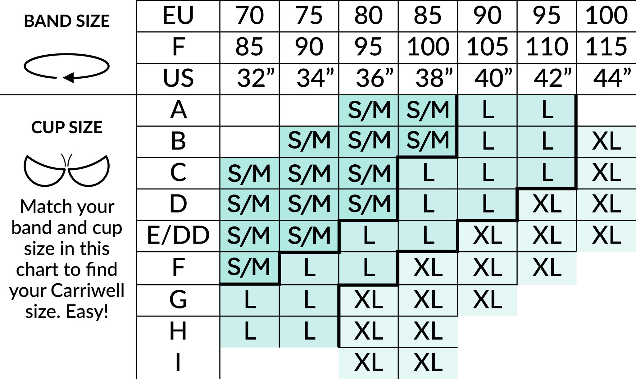 Carriwell Carriwell Meegroei- & Voedingsbh Original -DUOPak honey zwart