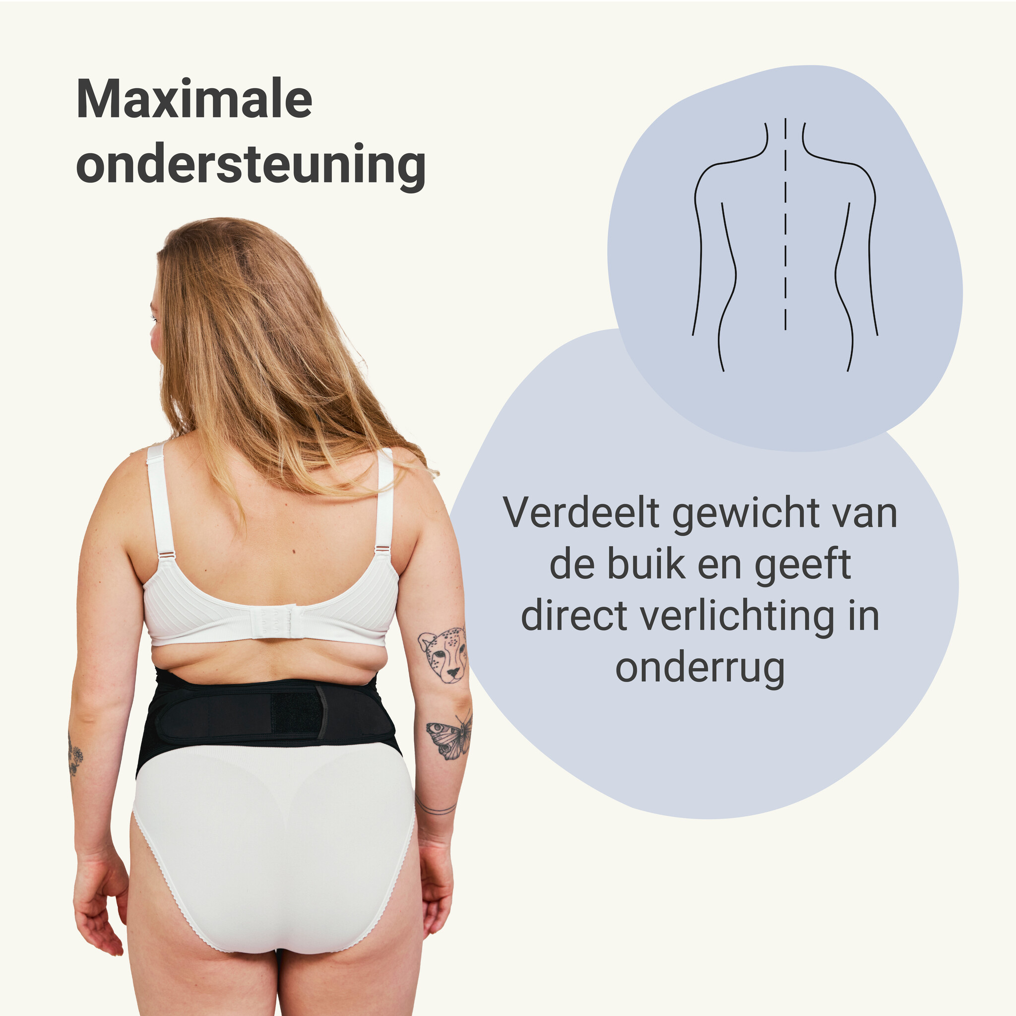 Carriwell Carriwell Overbelly Buikband - Zwart