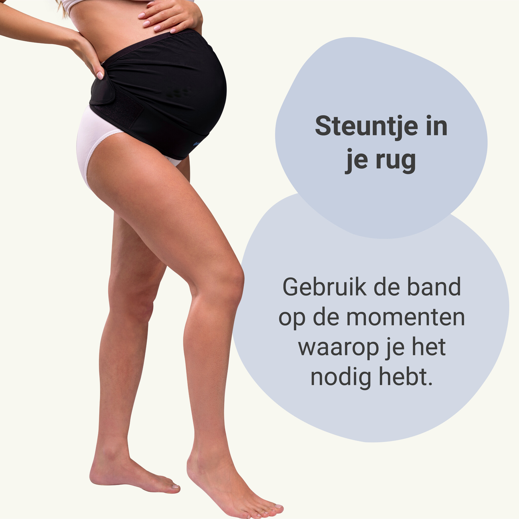 Carriwell Carriwell Overbelly Buikband - Zwart