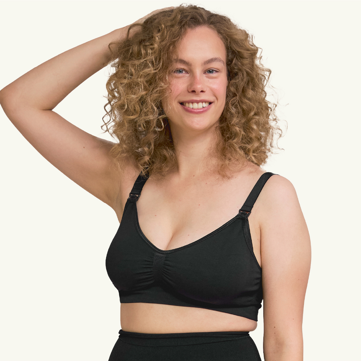 Carriwell Carriwell Meegroei- & Voedingsbh Original - Zwart