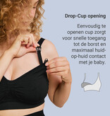 Carriwell Carriwell Meegroei- & Voedingsbh Original - Zwart