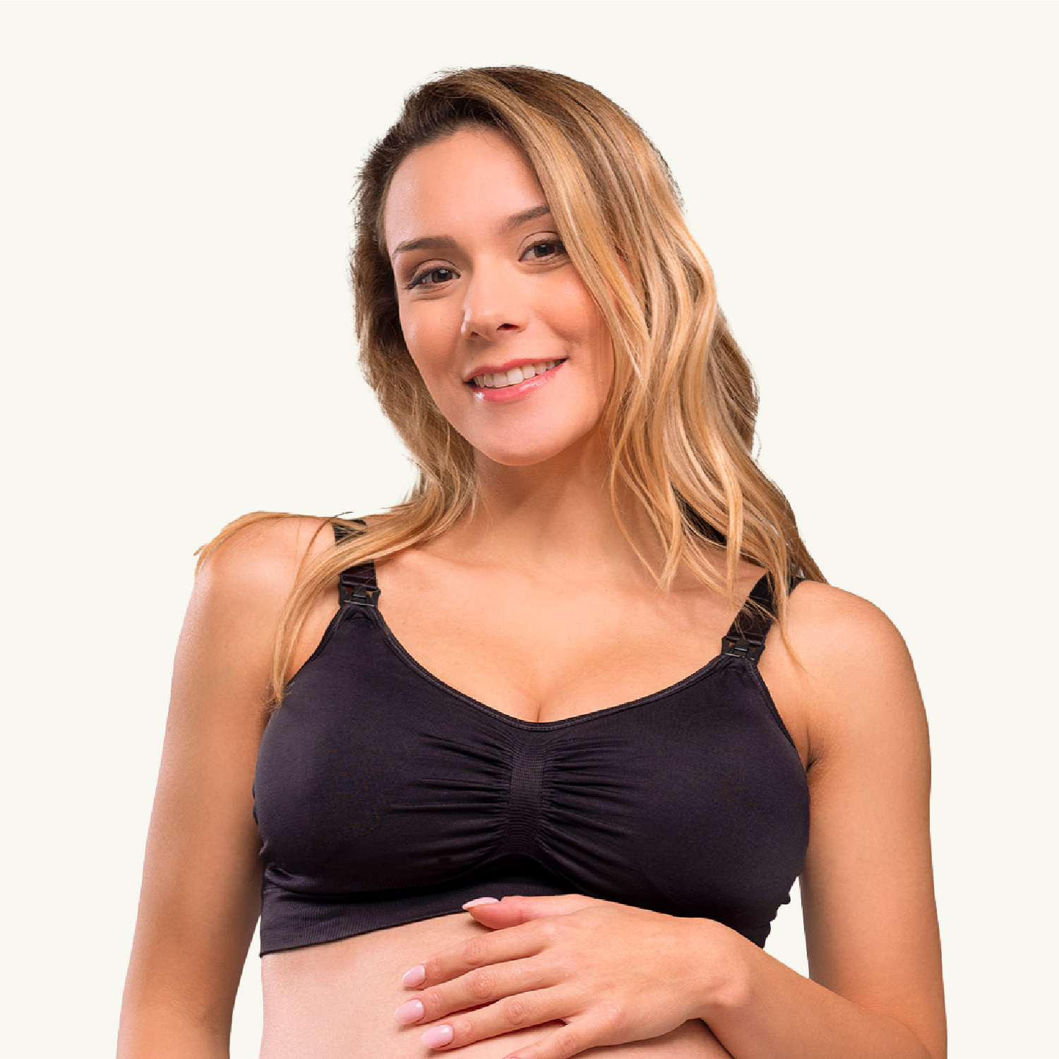 Carriwell Carriwell Meegroei & Voedingsbh Padded - Zwart