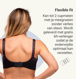Carriwell Carriwell Meegroei & Voedingsbh Padded - Zwart