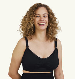 Carriwell Meegroei- & Voedingsbh Padded + Carri-Gelbeugel - Zwart