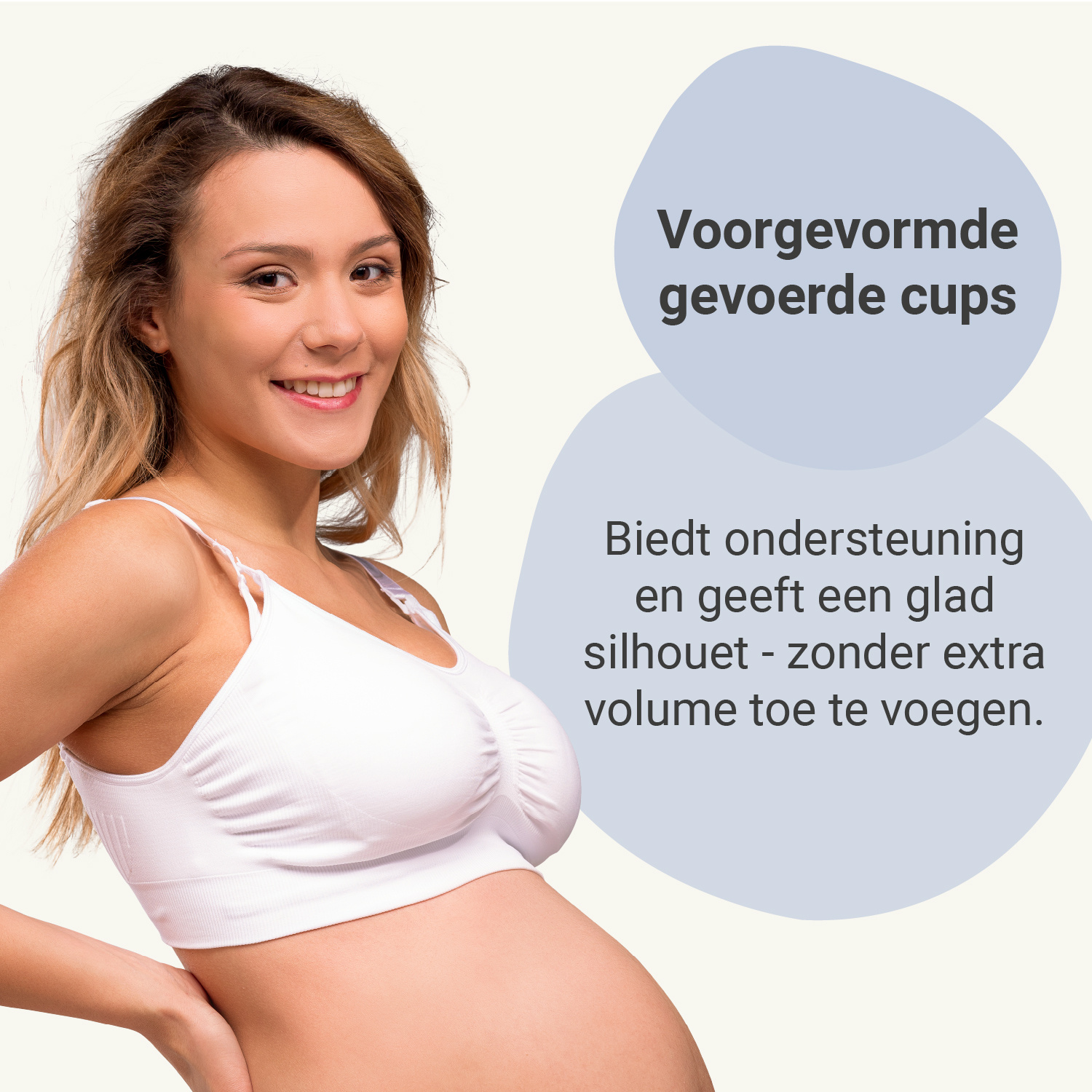 Carriwell Carriwell Meegroei & Voedingsbh Padded - Wit