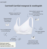 Carriwell Carriwell Voedingsbh Padded + Gelbeugel - Wit