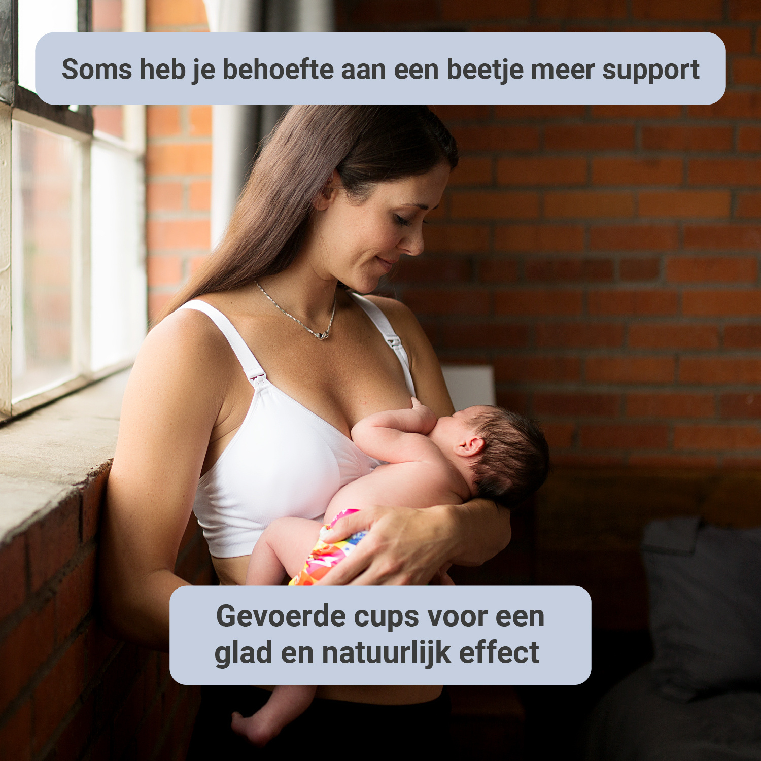 Carriwell Carriwell Meegroei & Voedingsbh Padded - Zwart