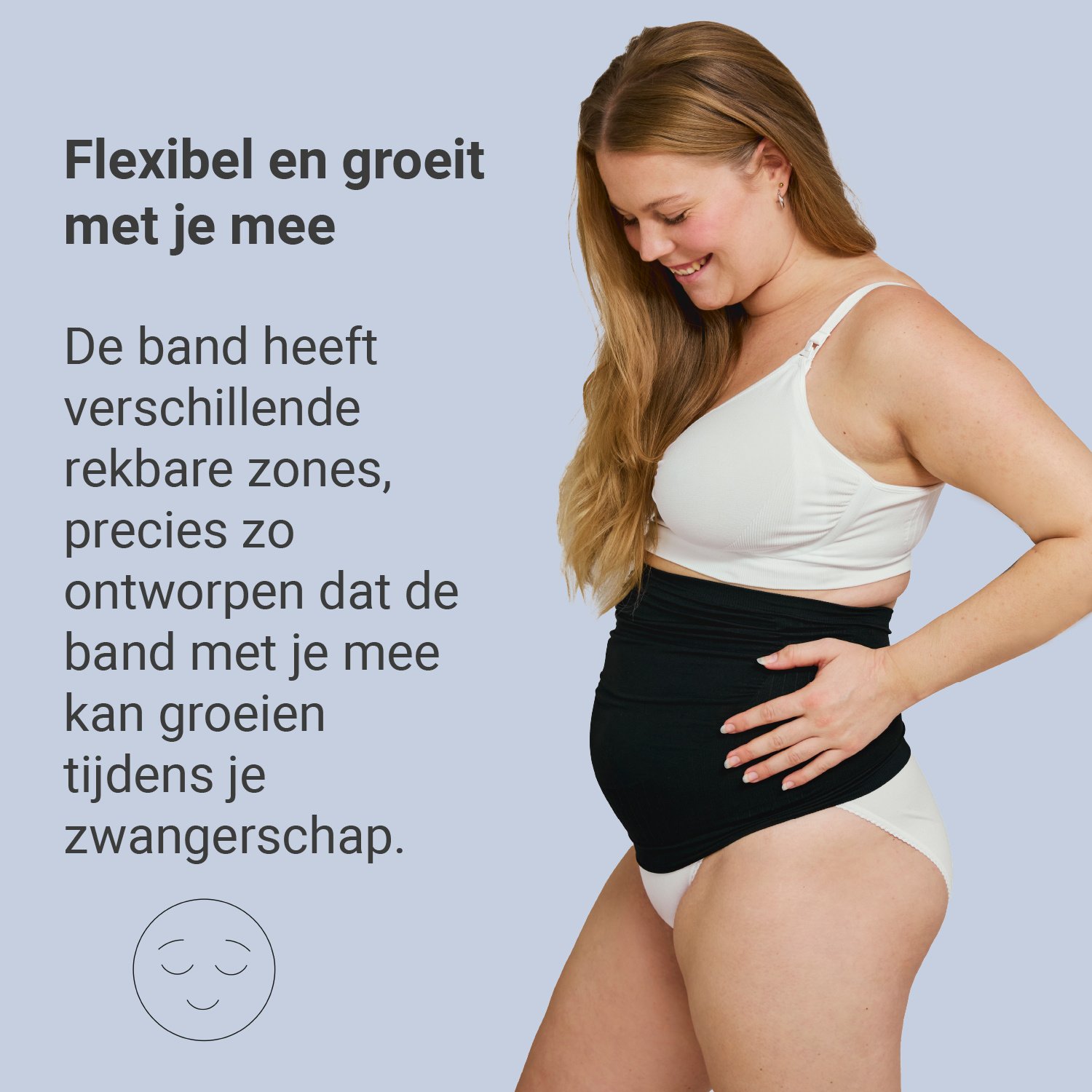 Carriwell Carriwell Naadloze Buikband Support - Zwart