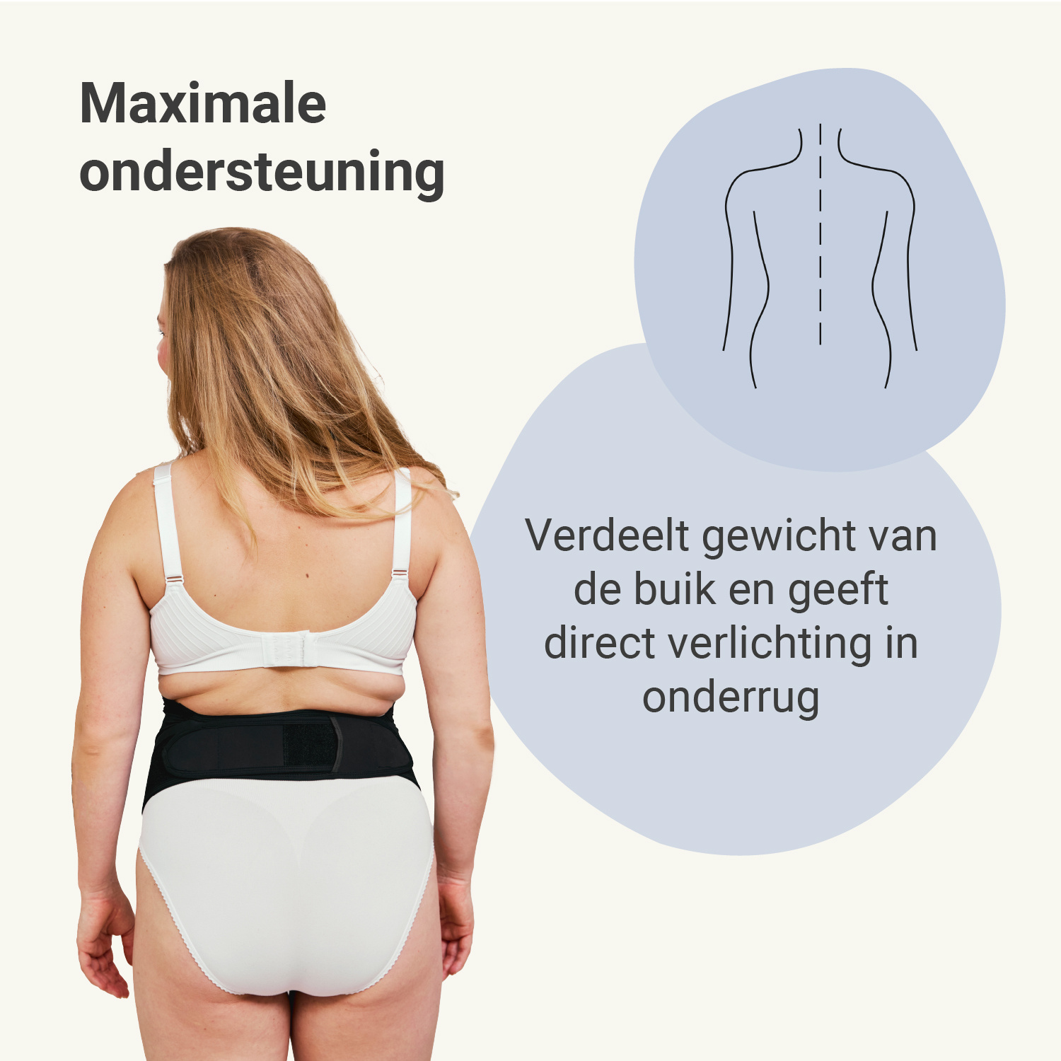 Carriwell Carriwell Overbelly Buikband - Zwart