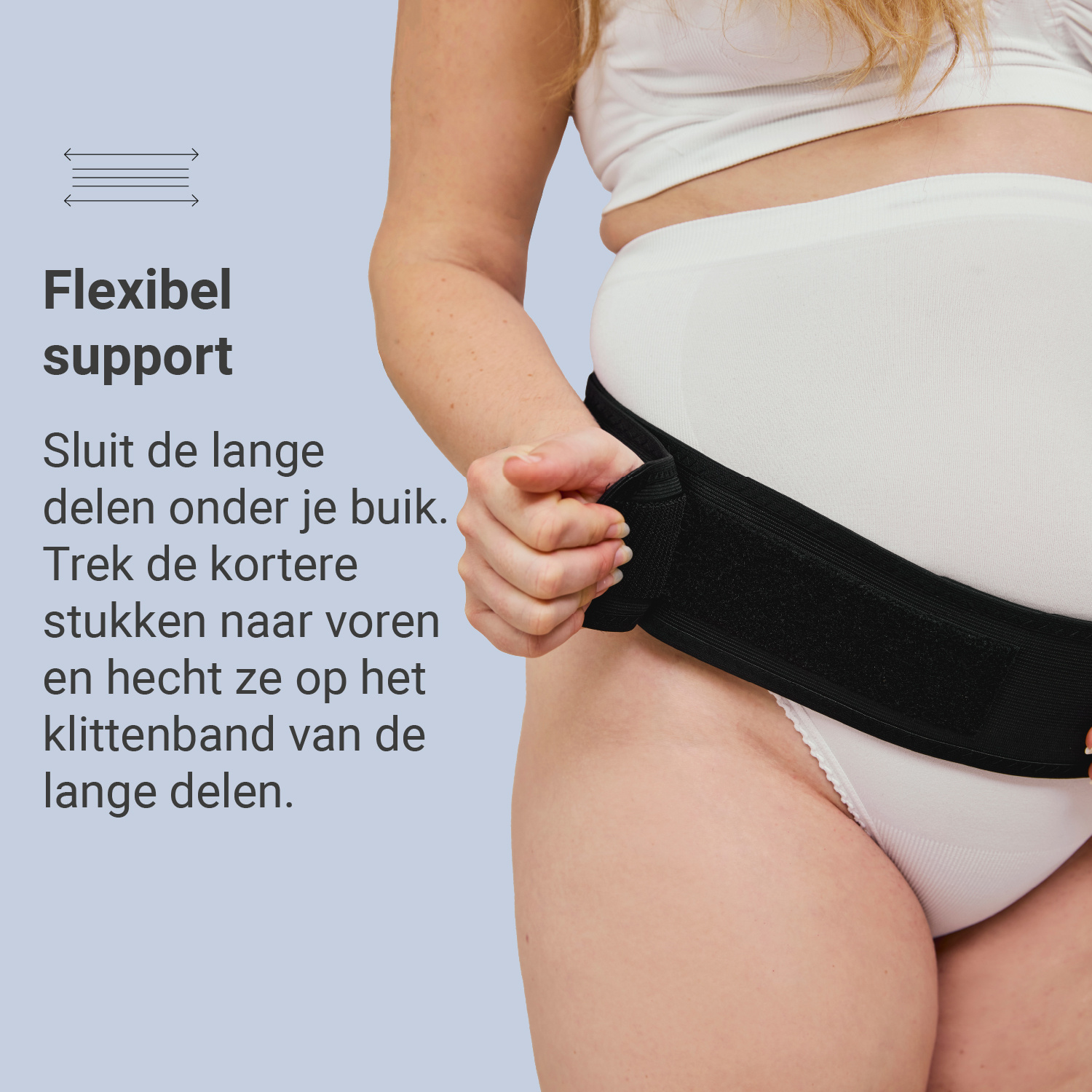 Carriwell Carriwell Verstelbare Buikband - Zwart