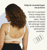 Carriwell Carriwell Meegroei- & Voedingsbh Original -DUOPak honey zwart