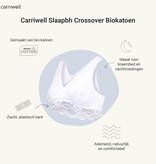 Carriwell Carriwell Slaapbh Crossover - Biokatoen - Wit