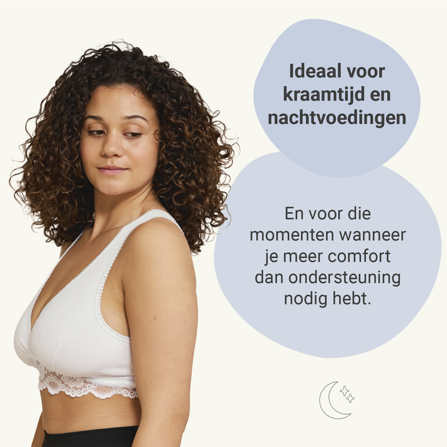 Carriwell Carriwell Slaapbh Crossover - Biokatoen - Wit
