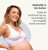 Carriwell Carriwell Slaapbh Crossover - Biokatoen - Wit