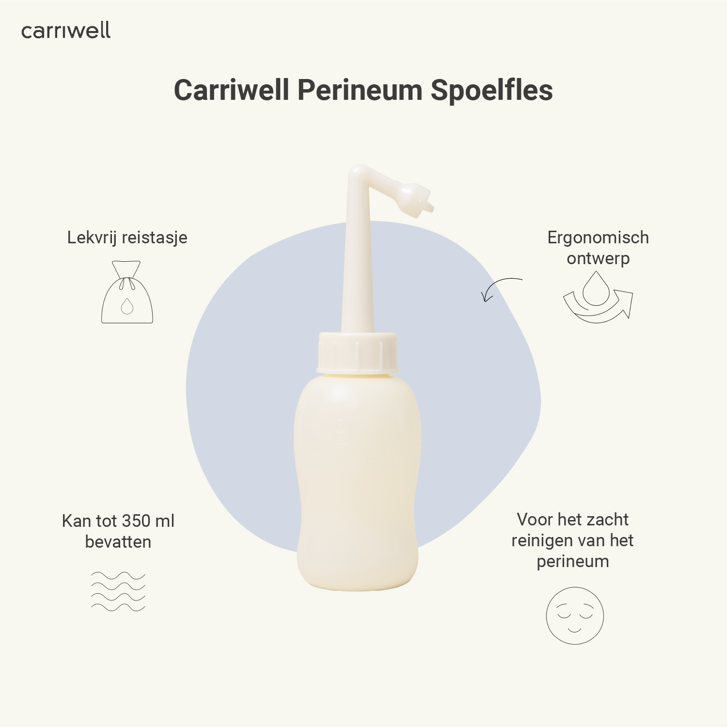 Carriwell Perineum Spoelfles- Peri-bottle