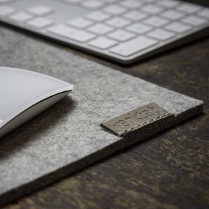 rechteckiges Mousepad Filz – WOHLTAT