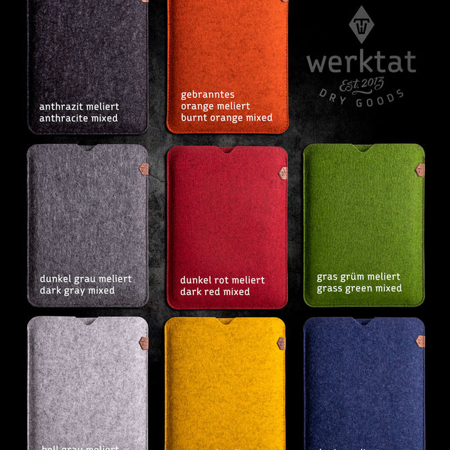 geradlinige MacBook Hülle Filz