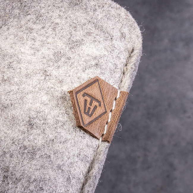 geradlinige MacBook Hülle Filz