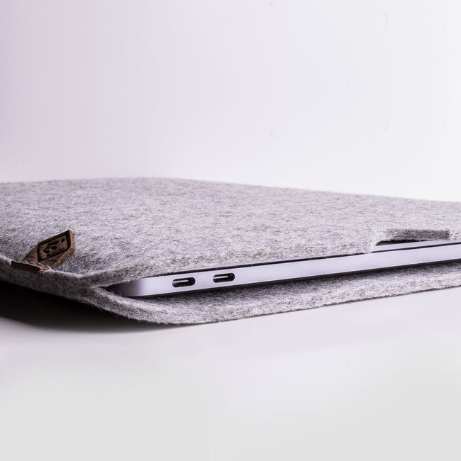 geradlinige MacBook Hülle Filz