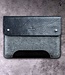 distinctive leather & felt Macbook sleeve