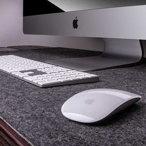 Felt desk pad made to measure, 5 mm, 100% virgin wool