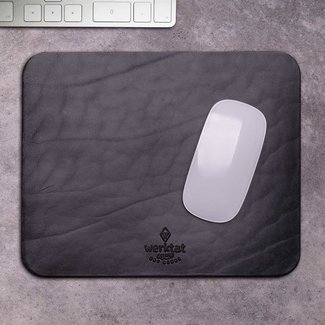 classic mouse pad leather black