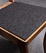 Trapeze seat pad made to measure in wool felt