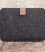 FACHWERK case for MacBook Pro 14, Air 13, Neo leather & felt