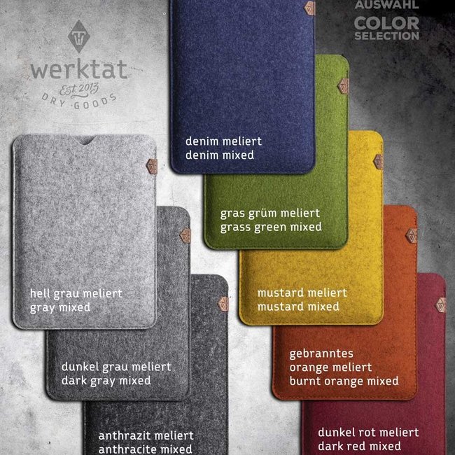 plain iPad sleeve felt, design: pure & clean