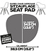 Felt pad two-tone for für Eames Plastic Side Chair