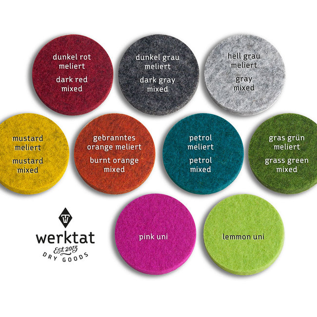 heart coaster or placemat felt