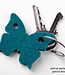 butterfly keychain of felt