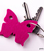 butterfly keychain of felt