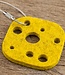 Cheese keychain made of felt