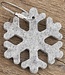 snowflake, ice crystal keychain