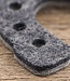 Horseshoe keychain made of felt