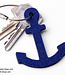 anchor keychain of felt