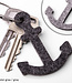 anchor keychain of felt