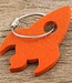 Rocket keychain made of felt