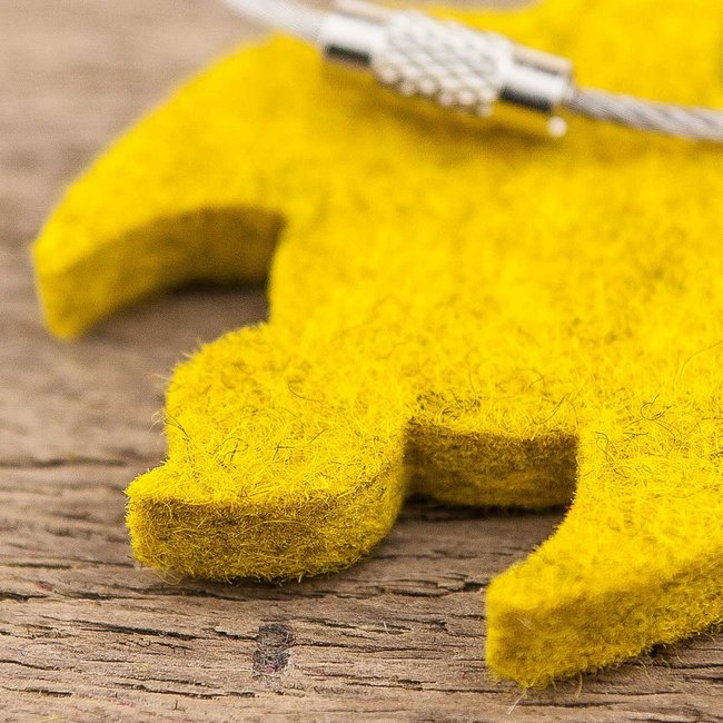 rocket keychain felt