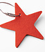 star keychain made of felt