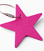 star keychain made of felt